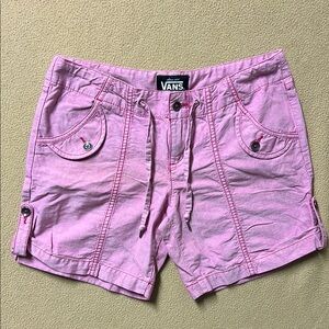 Vans Women’s Cargo Pink Shorts Size 3 Juniors